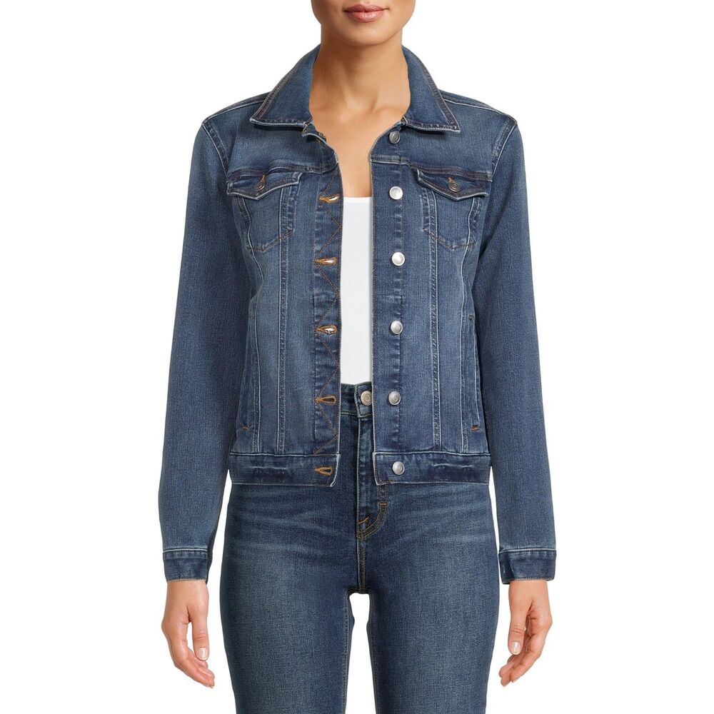 Time and Tru Medium Wash -Size X-Large Women's Denim Jacket - Picture 1 of 6